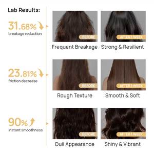 Balsamo per Capelli Senza Risciacquo OEM Anti-Crespo e Anti-Rottura, Nutriente con Olio di Semi di Camelia e Pantenolo, Crema Vegana per Capelli Lisci - Product Image 5