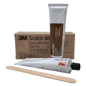 Adhésif époxy <span class=keywords><strong>3M</strong></span> <span class=keywords><strong>2216</strong></span> Scotch-Weld résistant  chaleur Agent liant flexible  deux parties époxy durcissant température ambiante - Product Image 1