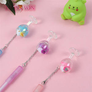 ปากกาพลาสติกดีไซน์แปลกใหม่ พร้อมจี้ไอศกรีมแก้วจิ๋ว ปากกาเจล ของขวัญส่งเสริมการขาย รุ่น 2585 - Product Image 2