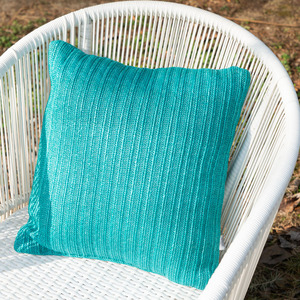 Bantal Kursi Teras Luar Ruangan, dengan Tali Tahan Air Berumbai Persegi Furnitur Highback Bantal Lantai Bantal Kursi Kantor Bantalan - Product Image 4