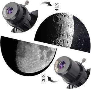 تلسكوب بصري قوي من الألومنيوم للأطفال سهل التشغيل Focuser 70 من عدسة موضوعية 5x24 مكتشف منظار مقاوم للماء - Product Image 2
