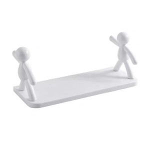 Estantes de Almacenamiento de Cosméticos, Nuevos Estantes Creativos Autoadhesivos con Diseño de Muñeca <span class=keywords><strong>Blanca</strong></span> para <span class=keywords><strong>Baño</strong></span>, Armario y Artículos Esenciales - Product Image 6