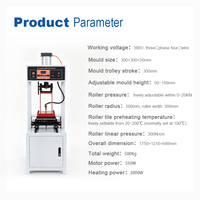 Formador de surcos de asfalto automático eléctrico hidráulico de laboratorio con pantalla digital de alta presión de acero inoxidable