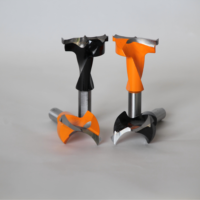Outils de menuiserie : Forets à bois solides 35/37 mm, Scies cloches pour le travail du bois, Foret TCT, Tige de 12 mm, Longueur de 130 mm, Qualité supérieure
