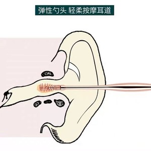 Cure-oreille en acier inoxydable pour éliminer le cérumen, cure-oreille à double tête, outil de nettoyage d'oreilles à la mode ancienne, allongé, pour usage domestique - Product Image 4