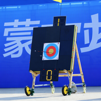 Ensemble d'arc à poulies et flèches pour extérieur Float Island SCOX-Z1321 en matériau XPE, couleur/taille personnalisable, largeur 132 cm, Shandong Archery