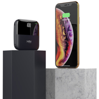 JCX pengisi daya Power Bank portabel 20000mAh, pengisi daya ponsel nirkabel Mini dengan fitur penghangat tangan