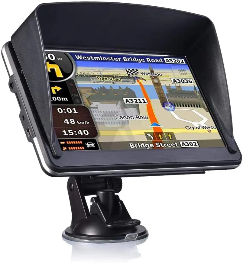 Navigazione GPS 7 pollici 8GB sistema Touch screen capacitivo navigatore GPS navigatore satellitare incluso mappe nordamericane