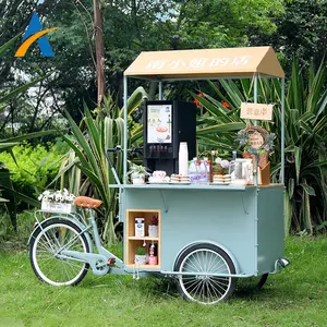 Новый дизайн, уличный мобильный кофейный трехколесный велосипед для продажи, трехколесный велосипед, уличный велосипед для кофе, велосипед для кафе