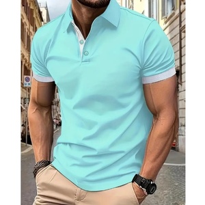 Polo de golf classique pour homme, manches courtes, col à double bordure, séchage rapide, performance optimale - Product Image 2