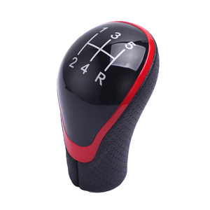 Great Wall Manual Gear <b>Shift</b> <b>Knob</b> Leather Red Edge Ergonomic For Changcheng - Product Image 4
