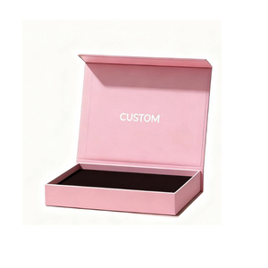 Boîte d'emballage personnalisée pour ongles Boîte à ongles de couleur à double insertion et fenêtre ouverte Boîte en carton blanche pliante pour autocollants d'art d'ongle - Product Image 6