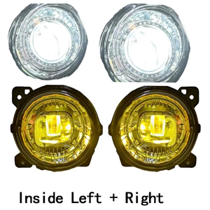 1 Pezzo Faro Fendinebbia a LED Compatibile con Scania Serie P/G/R/T 2004+ Lato Sinistro + Lato Guida Omologazione E-mark E9 - Product Image 2
