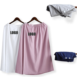 Envoltura de ducha de Spa con tejido de gofre de algodón personalizado para mujer para salón logotipo personalizado Toalla de envoltura de cuerpo de Sauna - Product Image 2