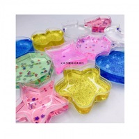Slime transparent aux 12 constellations, avec cristaux en forme de cœur, paillettes et bulles, jouet anti-stress en gel