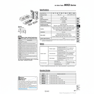 MXQ6-10โต๊ะสไลด์ลมนิวเมติก SMC - Product Image 1