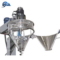 Poederzakverpakkingsmachine voor droge producten (kg), automatische verpakking van meel, koffie, fruit, wasmiddelen en verzegelmachine met schroefvuller.