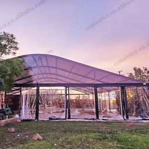 <span class=keywords><strong>Chapiteau</strong></span> de mariage de tente de fête de toit transparent à cadre en aluminium noir robuste à vendre - Product Image 1
