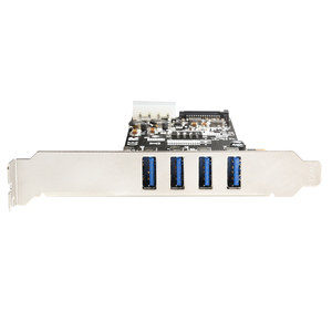 Adattatore DIEWU PCIe 4X a 4 Canali USB 3.0 Full Speed con Chipset, Garanzia di Un Anno per Desktop - Disponibile - Product Image 4