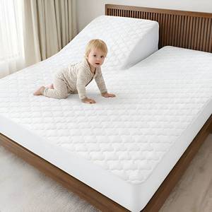 Funda de Colchón <span class=keywords><strong>Ajustable</strong></span> Tamaño King, Impermeable, Personalizada, Calidad de Hotel, Antideslizante, Acolchada - Product Image 6