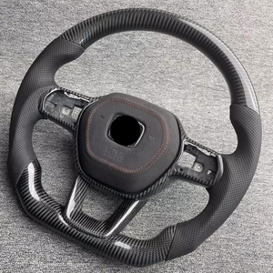 <span class=keywords><strong>พวงมาลัย</strong></span>คาร์บอนสำหรับฮอนด้า <span class=keywords><strong>Civic</strong></span> FL พร้อมฝาครอบ Alcantara ปรับแต่งได้ทรง D-Shape อัพเกรดพวงมาลัยรถยนต์ - Product Image 2
