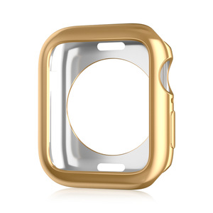 Étui de protection pour <span class=keywords><strong>Apple</strong></span> Watch 7/8/9 en TPU plaqué, avec découpe pour la caméra et trou circulaire, prix usine - Product Image 4