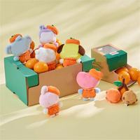 Porte-clés en peluche Kpop de 13 cm, style dessin animé, breloque de sac orange, cadeau pour les fans de JUNGKOOK SUGA RM JIN JIMIN J HOPE