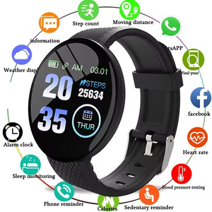 <span class=keywords><strong>Smartwatch</strong></span> Economico D18 per Uomo e <span class=keywords><strong>Donna</strong></span>, <span class=keywords><strong>Orologio</strong></span> Intelligente alla Moda Impermeabile, Tracker Fitness Sportivo - Product Image 1