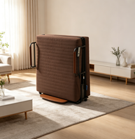 Lit médical électrique pliable avec pliage en 3 secondes, 8 roues, dossier réglable à distance, housse lavable, fournisseur OEM VLranlife