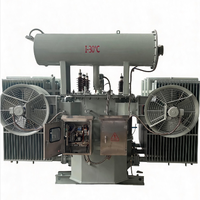 Transformateur de puissance triphasé immergé dans l'huile CHSH fiable 10 kV, fréquence 50 Hz, sortie 400 V, bobine à double enroulement en aluminium/cuivre