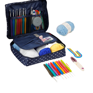 Durable Scenery Canvas Set Kit Beginners Adults Yarn Accessories Bag DIY Crafts Components Supplies