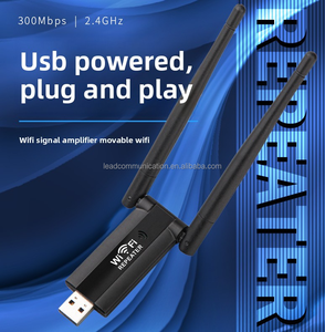 Extensor de enrutador de red inalámbrico 802.11N/B/G 2 * amplificador de señal de antena amplificador y repetidor <span class=keywords><strong>Wifi</strong></span> - Product Image 5