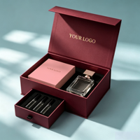 Emballage de luxe pour parfums et cosmétiques, boîte cadeau rigide magnétique personnalisée avec logo, emballage en carton haut de gamme fait main
