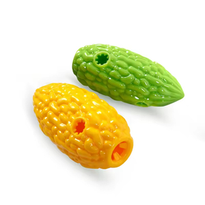 Jouets interactifs pour chiens en forme de melon amer, jouets à mâcher et à grincer en TPR pour chiens, jouets de dentition en forme de courge amère - Product Image 2