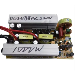 Dc 12V/24/48V Toac 220V Pure Sinus Omvormer 1000W Printplaat High Power Moederbord Dc Naar Ac Converter