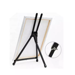 Chevalet d'artiste en métal épais, trépied, hauteur réglable, petit chevalet pour tableau d'art, chevalet pliable Artina - Product Image 1