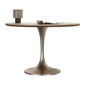 Small Medieval <strong>Tulip</strong> Round Dining <strong>Table</strong> for Home for Apartments Designed for Negotiations - Product Image 1