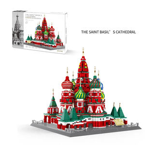 Wange briques blocs de construction moscou église <span class=keywords><strong>russe</strong></span> St Basils cathédrale jouet Architecture jouets pour enfants - Product Image 6