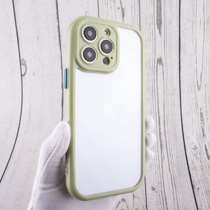 Borse e custodie per cellulari per <span class=keywords><strong>iphone</strong></span> 15 14 <span class=keywords><strong>13</strong></span> 12 11 pro custodia trasparente per pc tpu <span class=keywords><strong>fotocamera</strong></span> proteggi la copertura del telefono cellulare con cornice a colori - Product Image 5