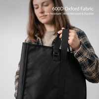 Sac de rangement extérieur Areffa pour le camping, organisateur d'accessoires durable en tissu Oxford, sac de pique-nique, équipement de camping, grande capacité, résistant à l'usure