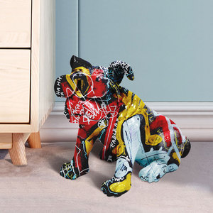 Nuova Statuetta Decorativa per Casa Personalizzabile, Scultura di Bulldog Francese, Scultura da Giardino - Product Image 6