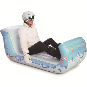 Luge gonflable, double grand tube de neige gonflable idéal pour la luge d'hiver et les <span class=keywords><strong>activités</strong></span> familiales - Product Image 2
