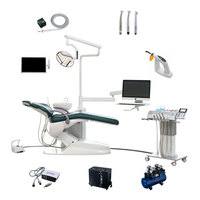 2023 New Type Luxury Dental Implant Chair Vierhand bedienung mit Mund kamera und Röntgen-Dentale inheit mit CE ISO