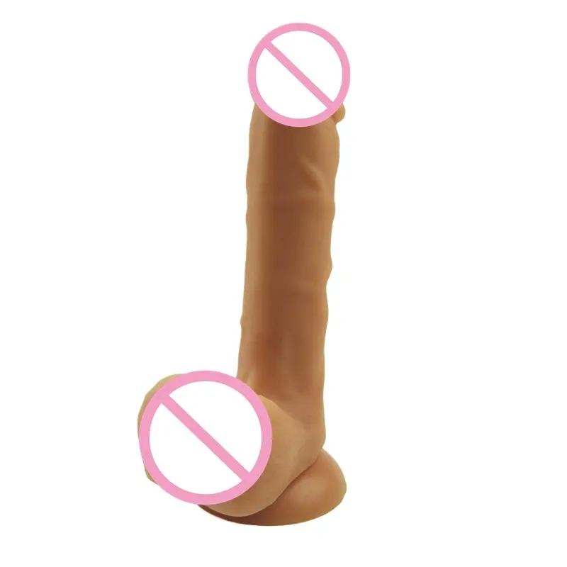 Produits sexuels massage vaginal 7 pouces silicone hommes pénis en caoutchouc taille M pour clitoris féminin gode réaliste