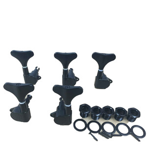 หมุดปรับแต่งอัลลอย<span class=keywords><strong>5</strong></span><span class=keywords><strong>สาย</strong></span>,เพลาคดเคี้ยวปิดอย่างเต็มที่เบสไฟฟ้าสีเงินสีดำ - Product Image 6