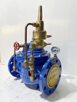 Vanne d'eau réglable 800X pour système de climatisation centrale Vanne de commande de dérivation différentielle de pression de chauffage par le sol
