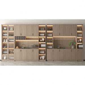 Fabricante de Muebles Modernos de Lujo, Gabinete para Vinos de Diseño Moderno de Alta Calidad, Gabinetes de Ratán Natural y Muebles para el Hogar de China - Product Image 6