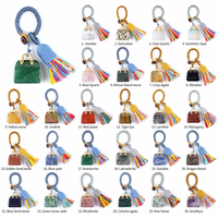 Offre Spéciale – Porte-clés Pendentif en Cristal Naturel de Haute Qualité, Pierre de Guérison, Artisanat Populaire pour Cadeaux
