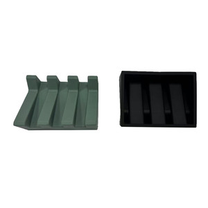 Custom Self-Draining Silicone <strong>Soap</strong> <strong>Dish</strong> Waterfall Shower <strong>Soap</strong> Holder Tray <strong>with</strong> <strong>Drain</strong> for Bath &amp; Toilet Supplies <strong>Soap</strong> Saver - Product Image 2