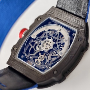 Montre pour homme Top Version Rm6702, mouvement mécanique intégré ajouré, 7,8 mm, 35 g, montre-bracelet ultra-fine et légère, montre de sport - Product Image 5
